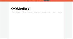 Desktop Screenshot of 99medias.com